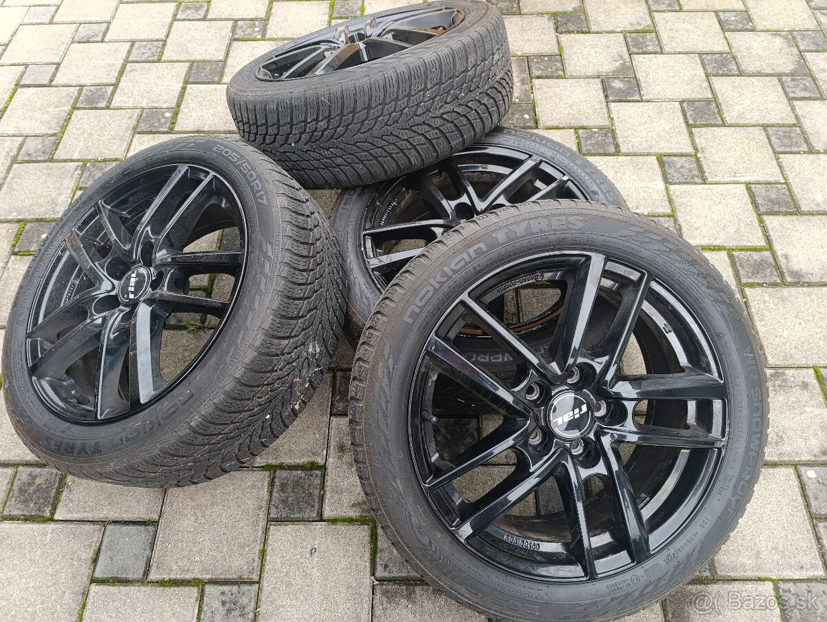 Zimné pneumatiky 205/50 R17 na elektronoch 5x112