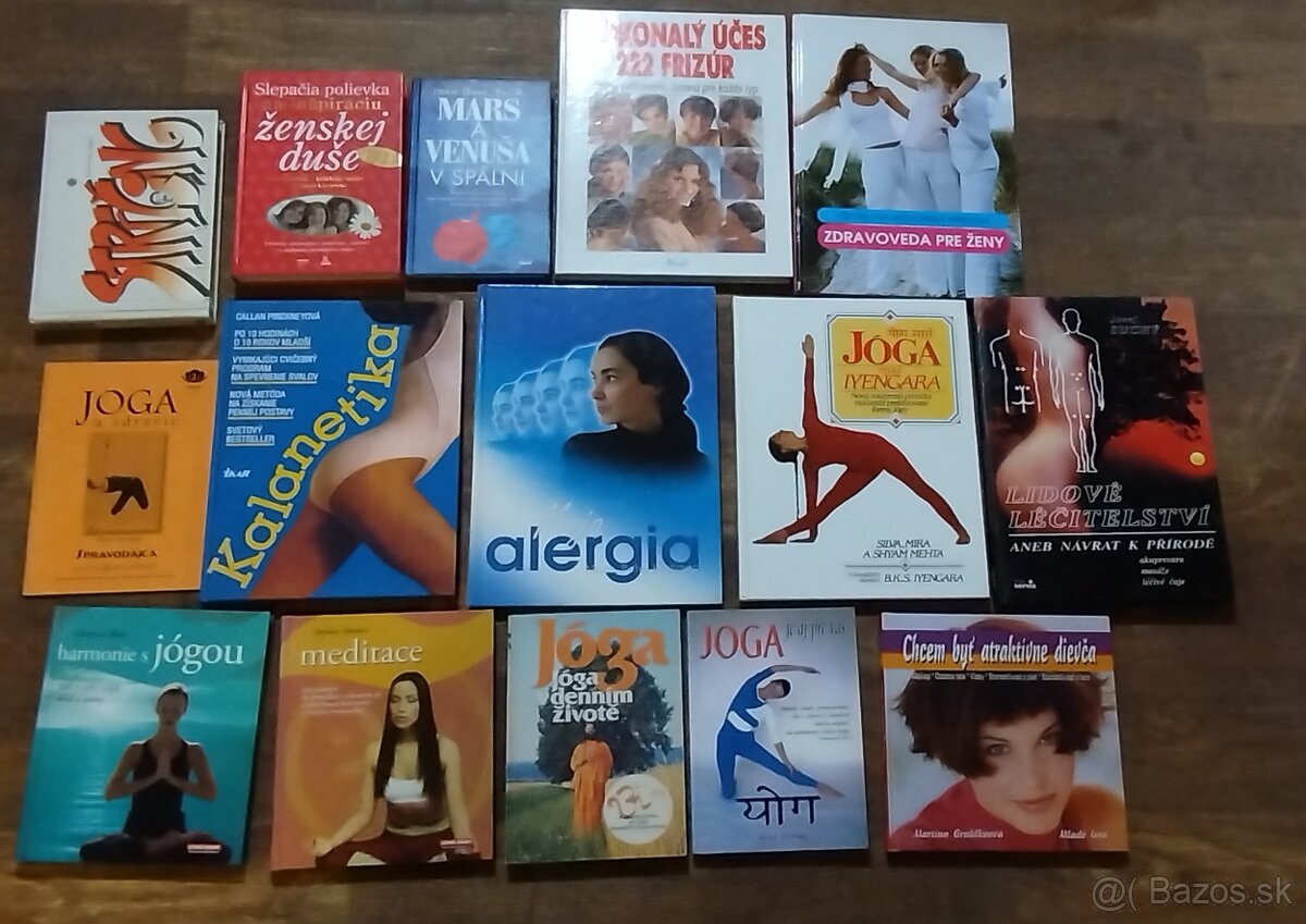 Strečing, Účes, Jóga, Lidové léčitelství, alergika