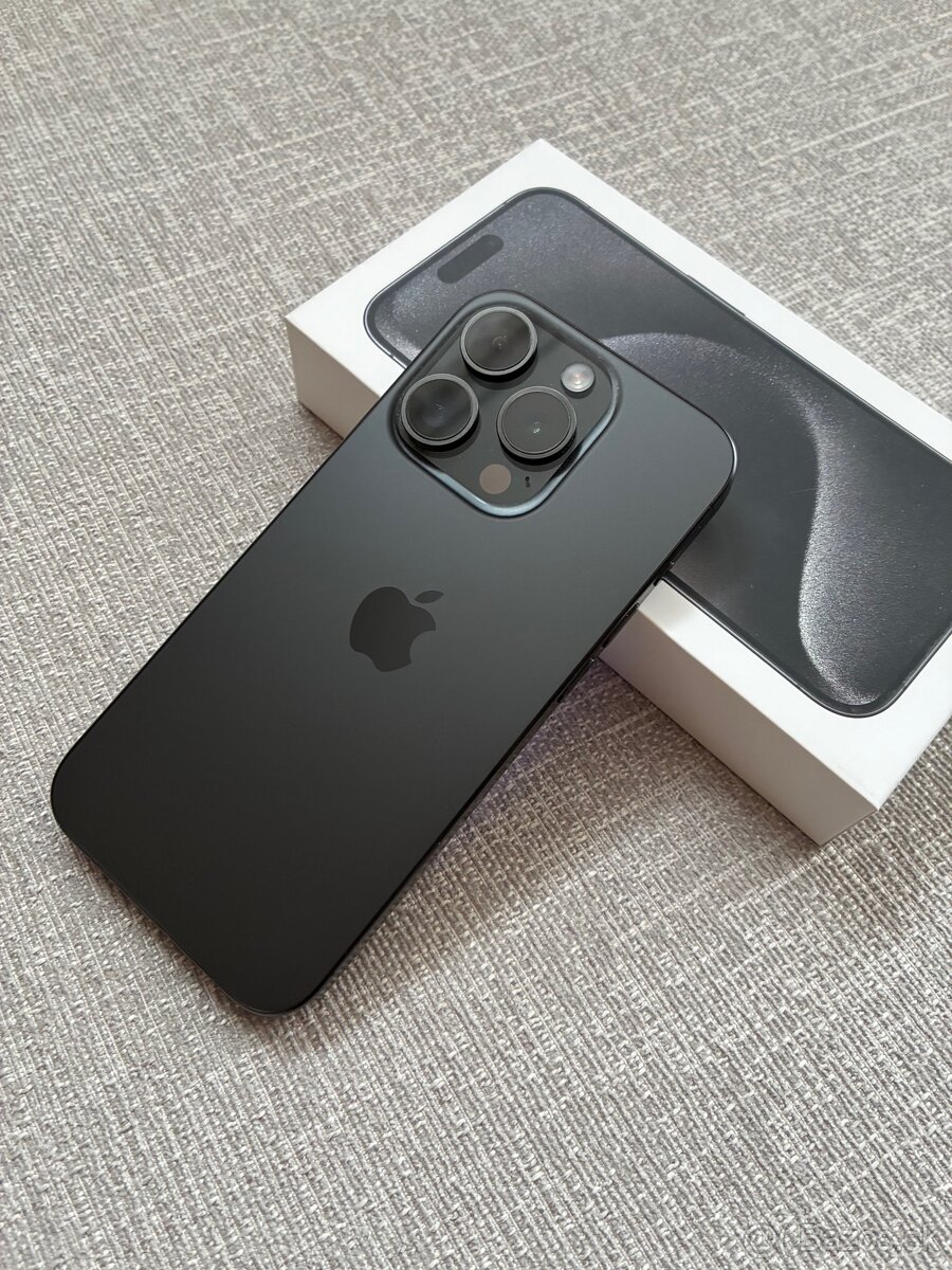 iPhone 15pro 256GB Black Titanium