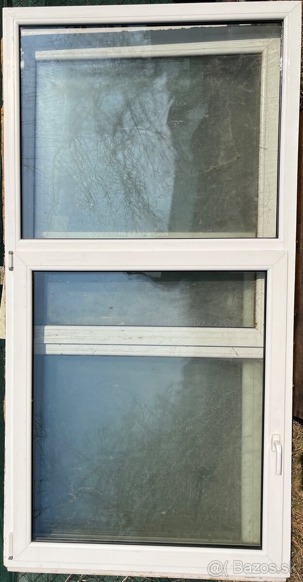 Plastové okná 2310x1170mm jednokrídlové + nadsvetlík