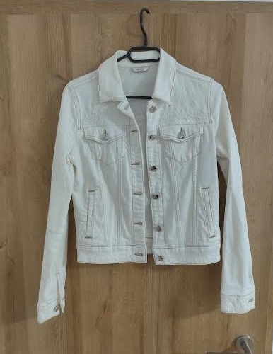 Biela riflová bunda zn. Orsay