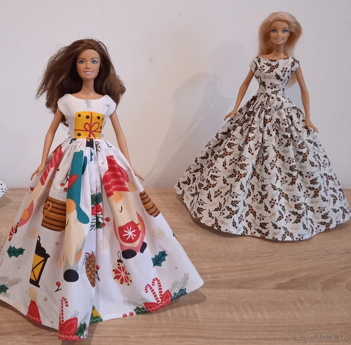 Barbie -vianocne šaty pre Barbie