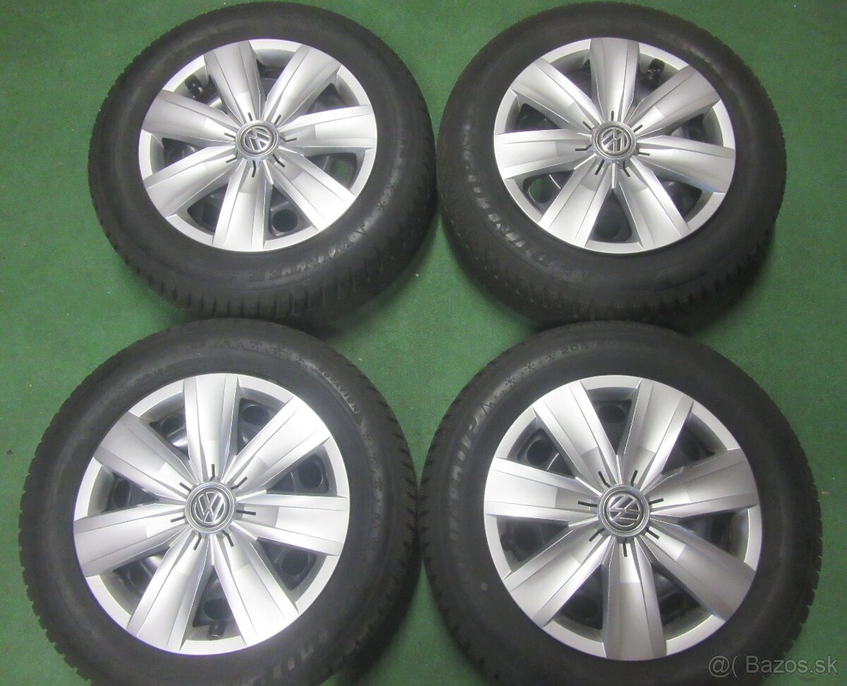 R16 Zimná sada VW T-ROC TOURAN rozteč 5x112 205/60R16 DUNLOP