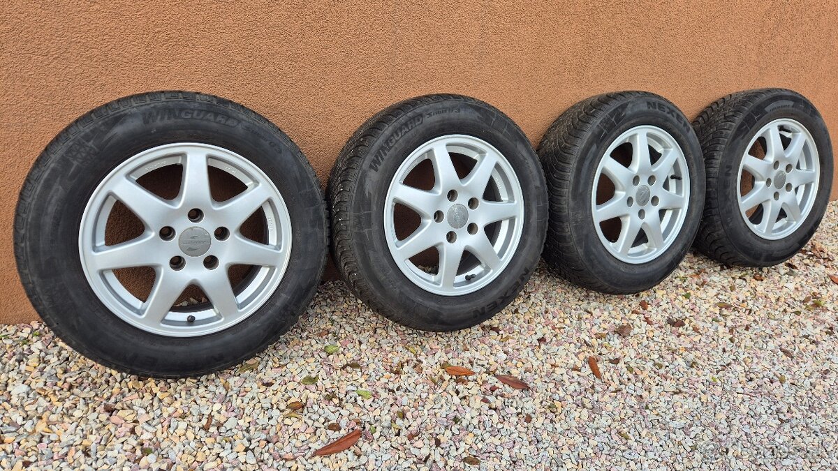 Predam kompletnú zimnú sadu 5x112 r15 +pneu 195/65 r15