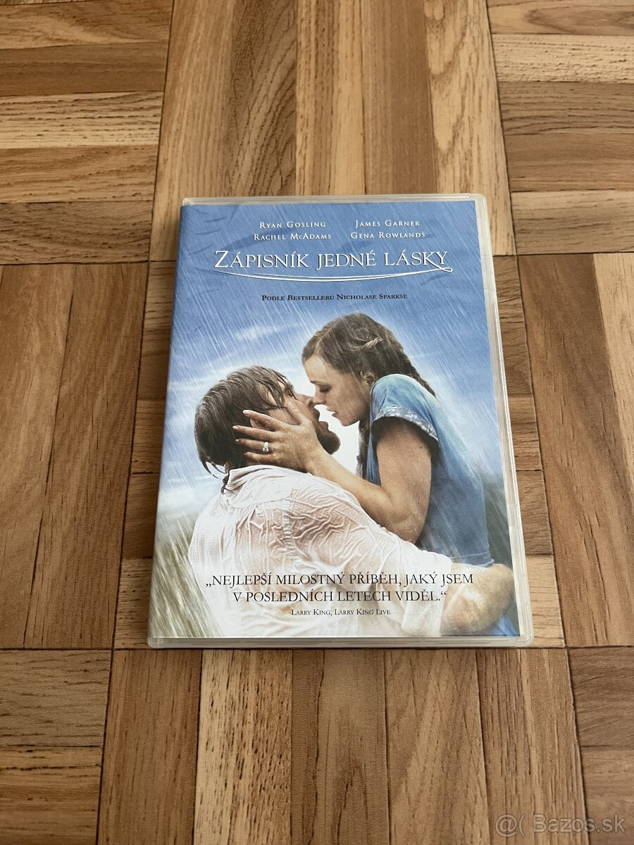 • Na predaj DVD film Zápisník jedné lásky •