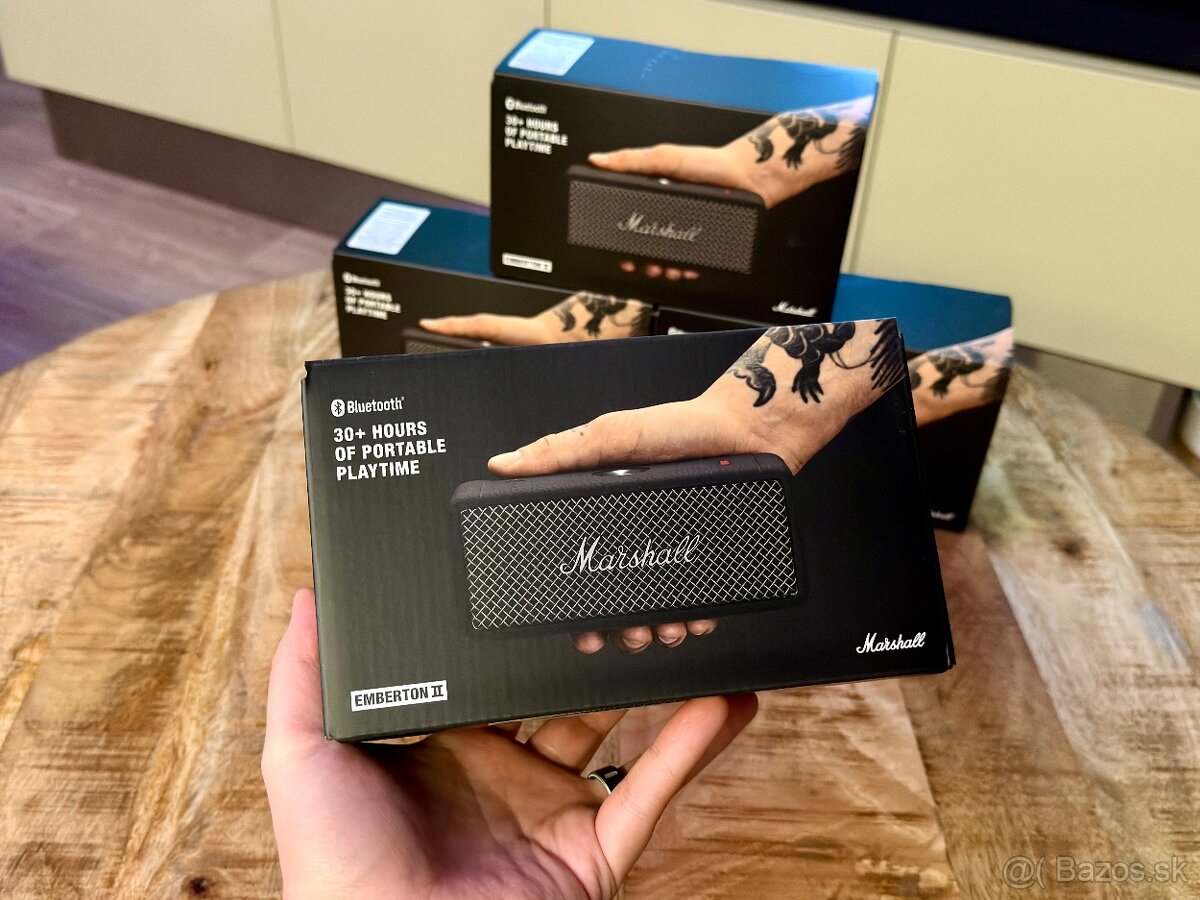 Marshall Emberton II – nový, zapečatený