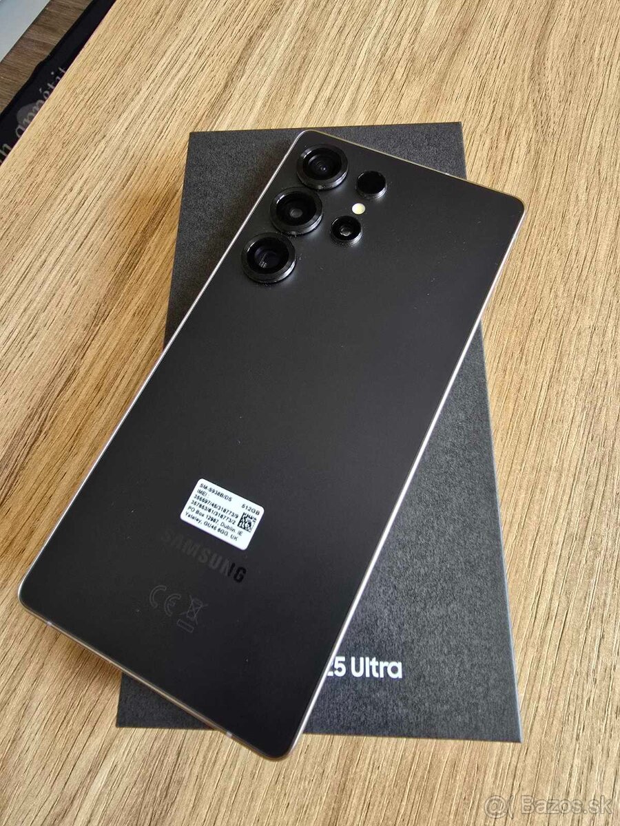 Samsung s25 ultra 512gb black titanium zánovný