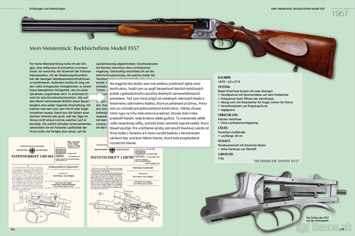 EXTREMNE ZRIEDKAVY gulobrok BLASER ES57 Diplomat