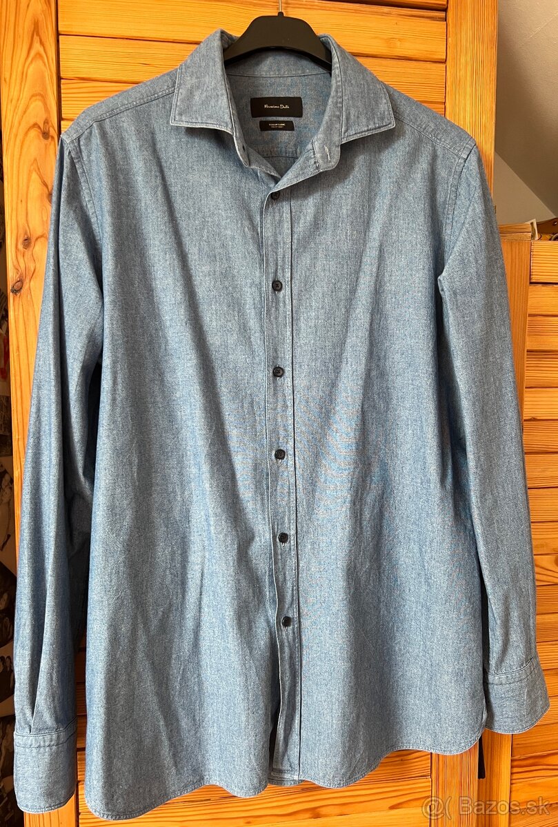 Modrá košeľa, Massimo Dutti, L