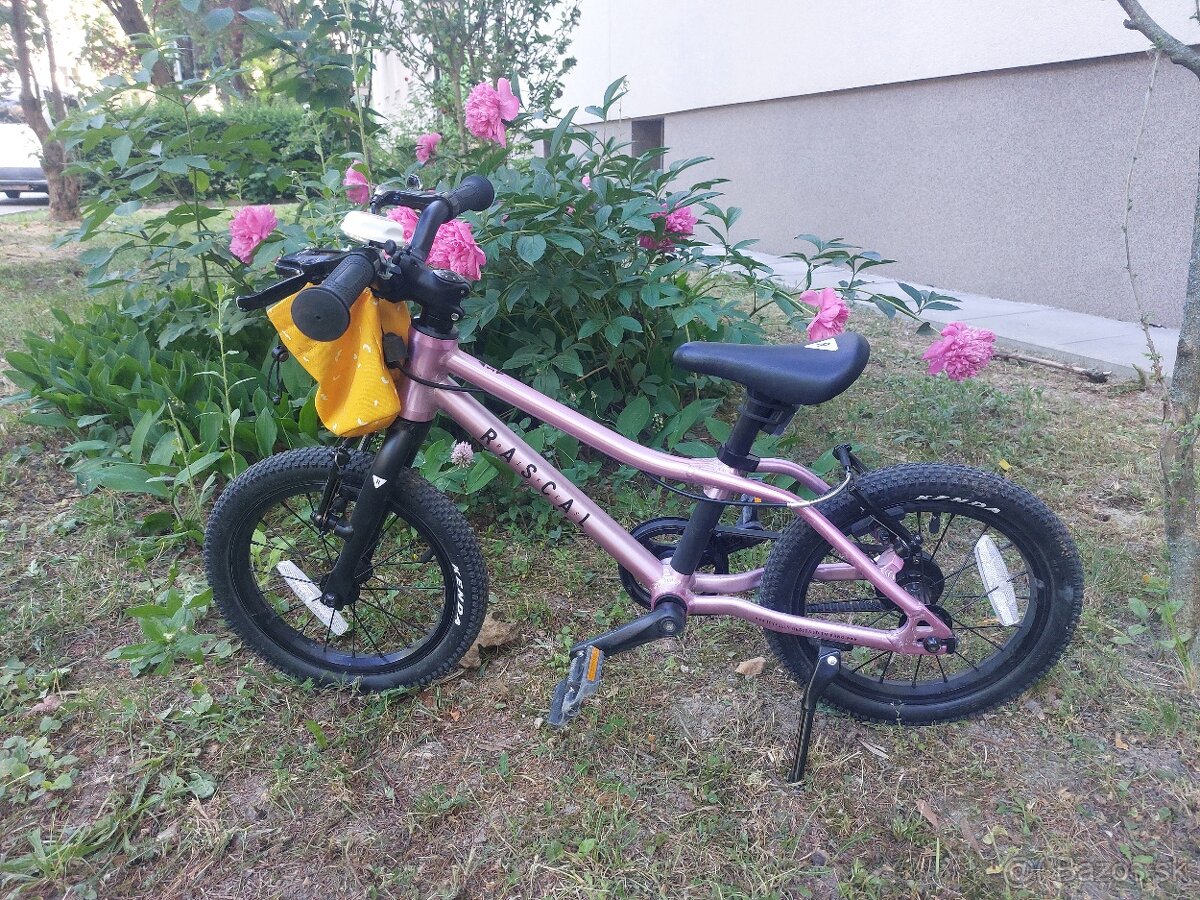 Detský bicykel Rascal 14 ruzovy