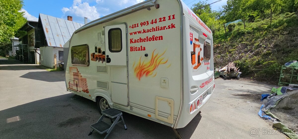 Predám obytný karavan, veľmi zachovalý s bohatou výbavou