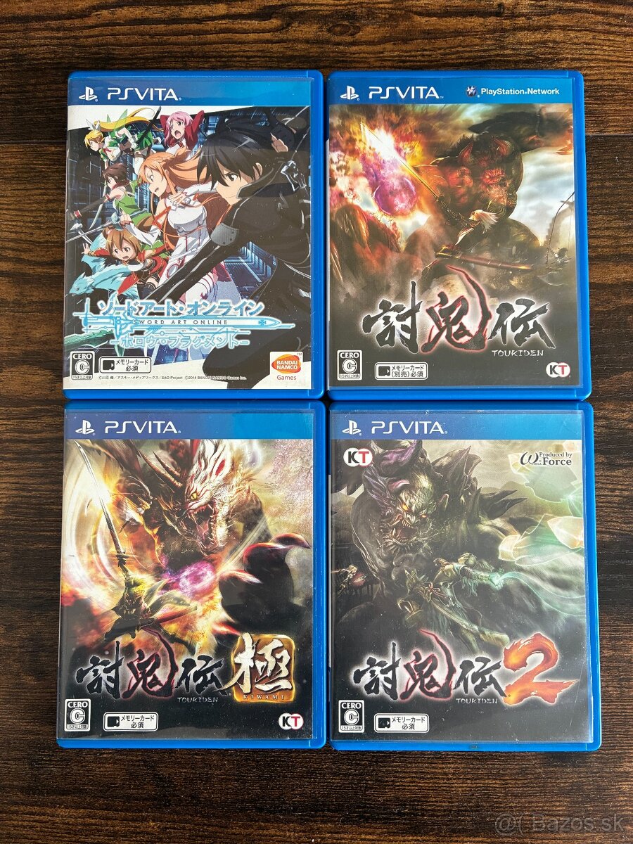 Sony playstation Vita (PS Vita) - 4 hry JP 02