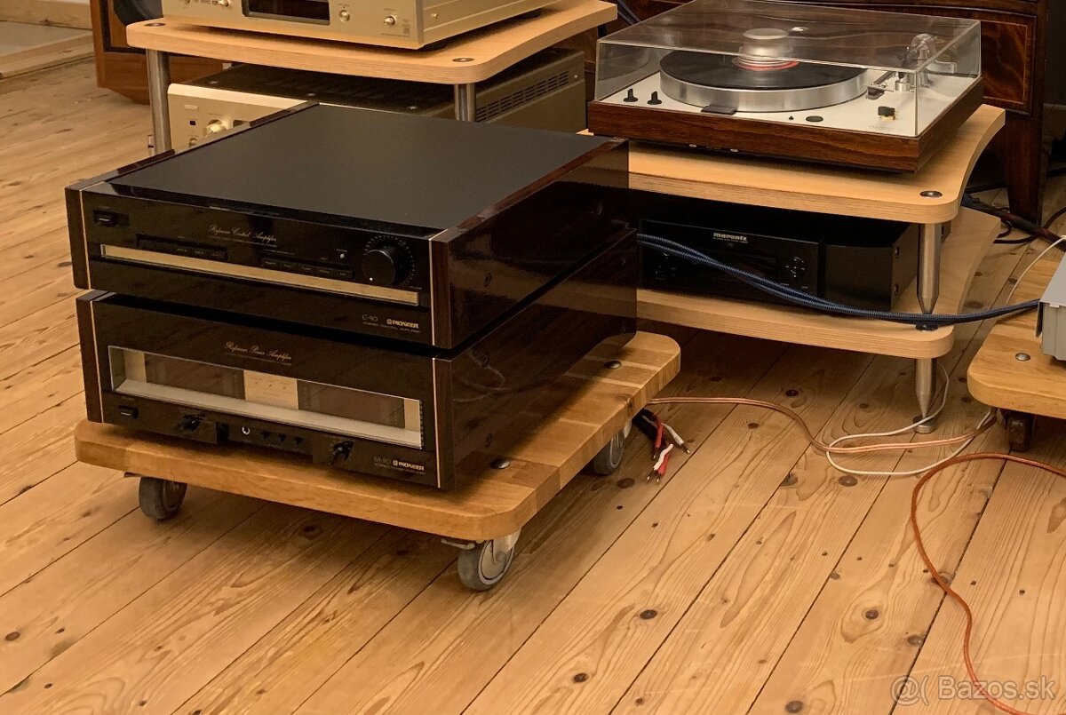 Pioneer M90+C90 URUSHI možna Výmena za JBL L100,Zosilňovač