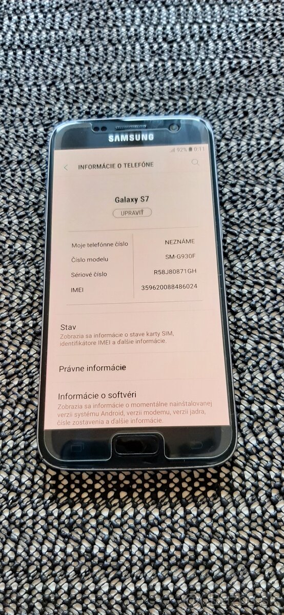 Samsung Galaxy S7 Black Onyx.