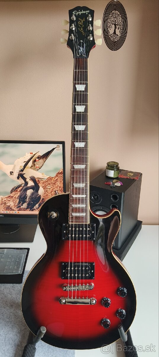 Predám Epiphone Slash Les Paul Standart Vermillion Burst