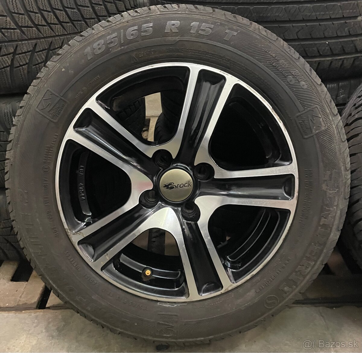 4x100 R15 6,5J ET38 + 185/65 R15 Semperit