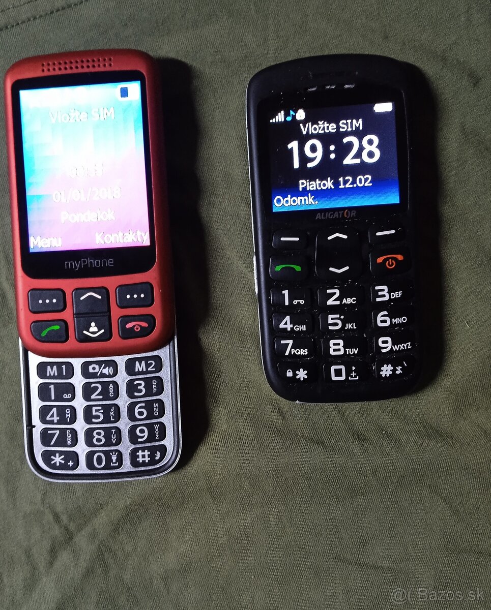 Predám tlačítkove telefóny
