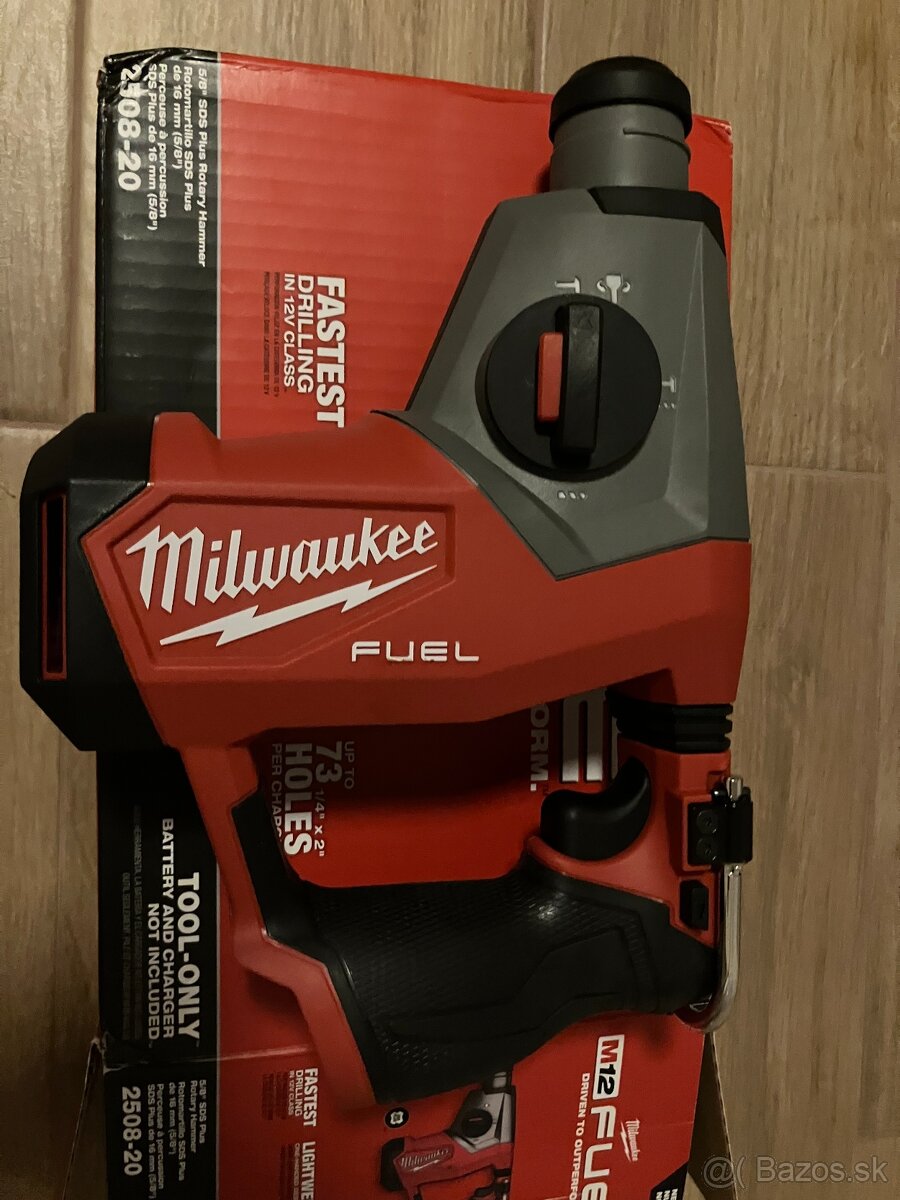 MILWAUKEE M12 FUEL™ SDS-Plus vŕtacie/sekacie kladivo
