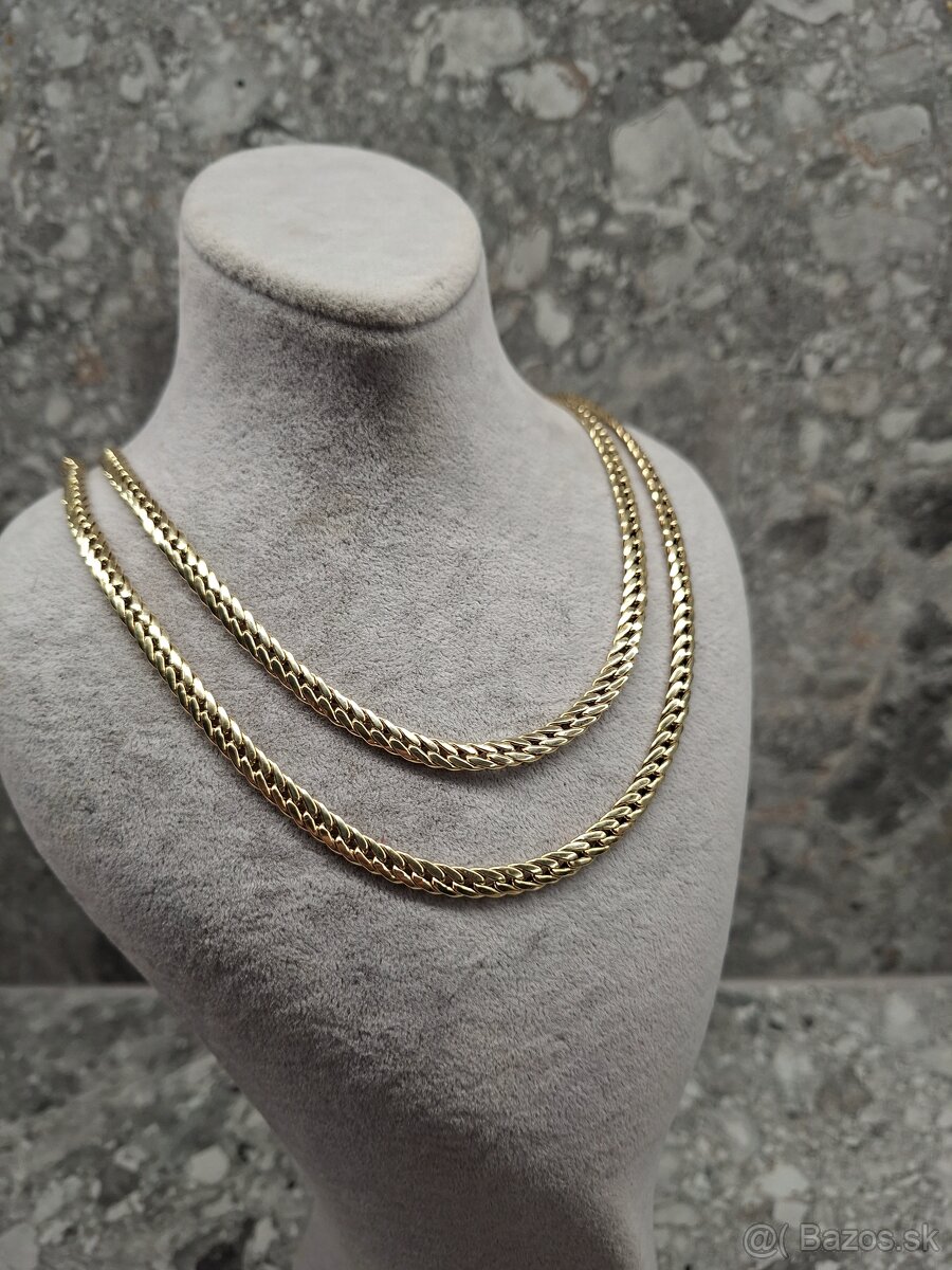 Zlatá retiazka 17.45g,5 mm,59.5 cm .Nový výrobok.