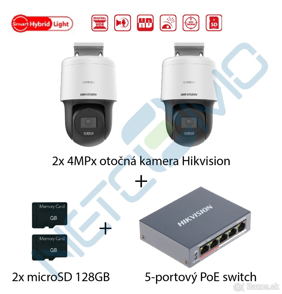 Kamerový systém Hikvision - set č.1