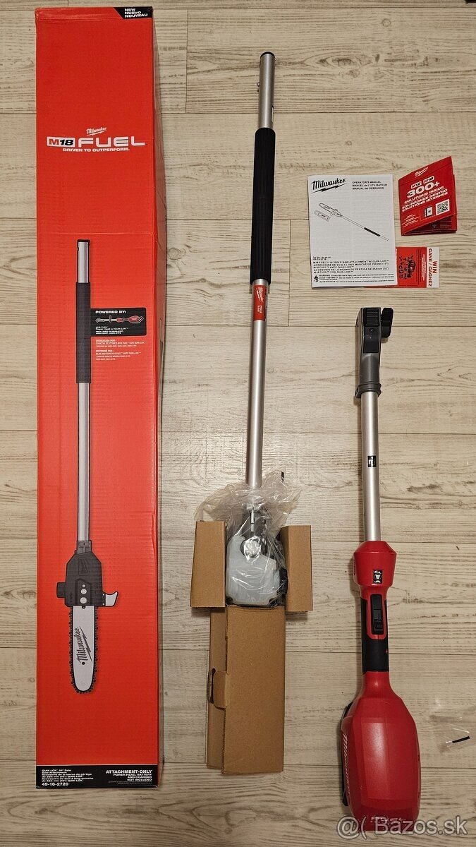 Milwaukee M18 FOPH nádstavce na krovinorez