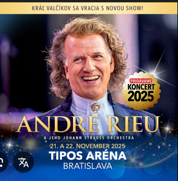 Andre Rieu 22.11. - zlava zo 115e :)