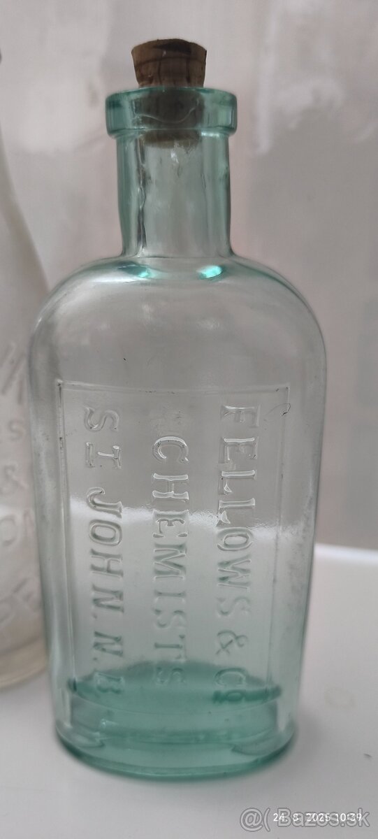 Staré reliéfne fľaše – lekárenské a pivné, 19./20. storočie