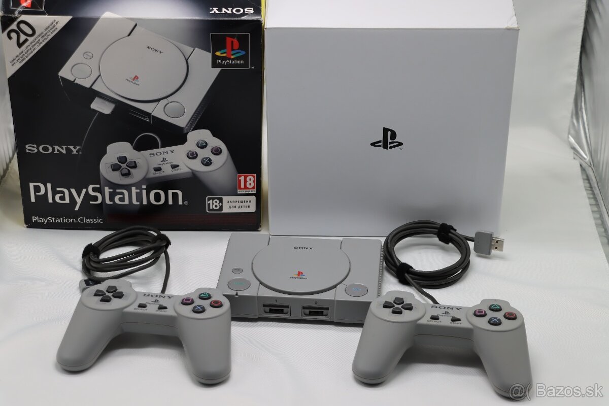 PlayStation Classic Mini + 2 ovládače