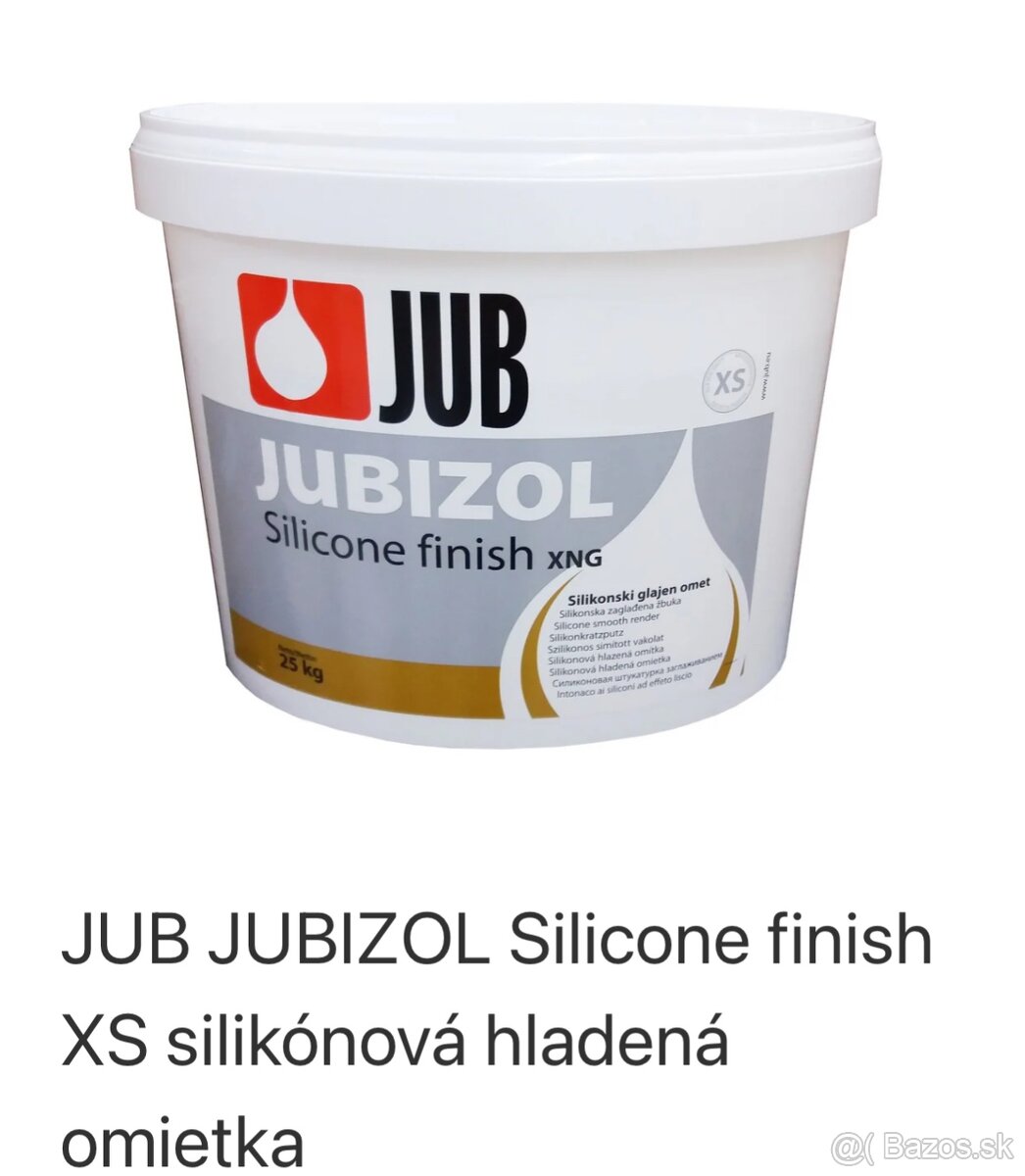 Silikonova omietka biela