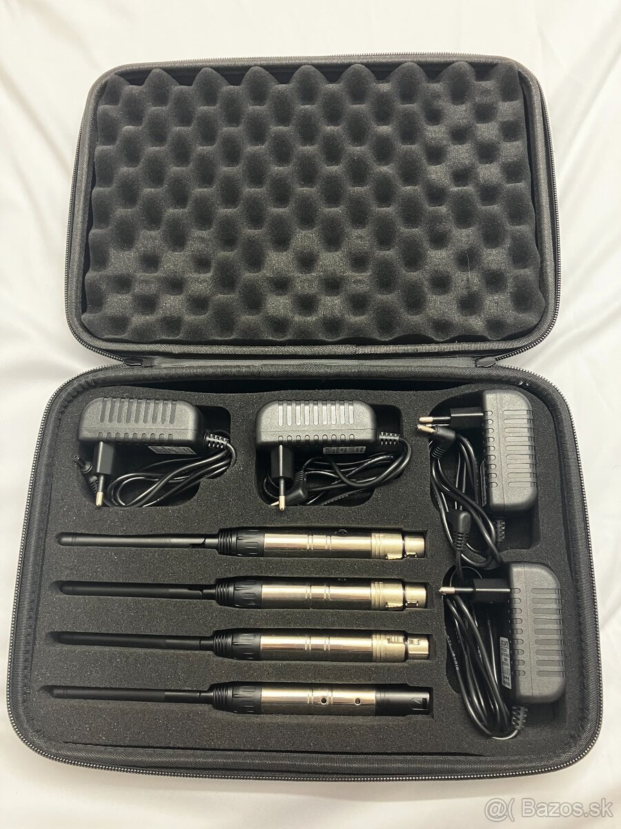 bezdrôtový DMX set – 3× vysielač + prijímač