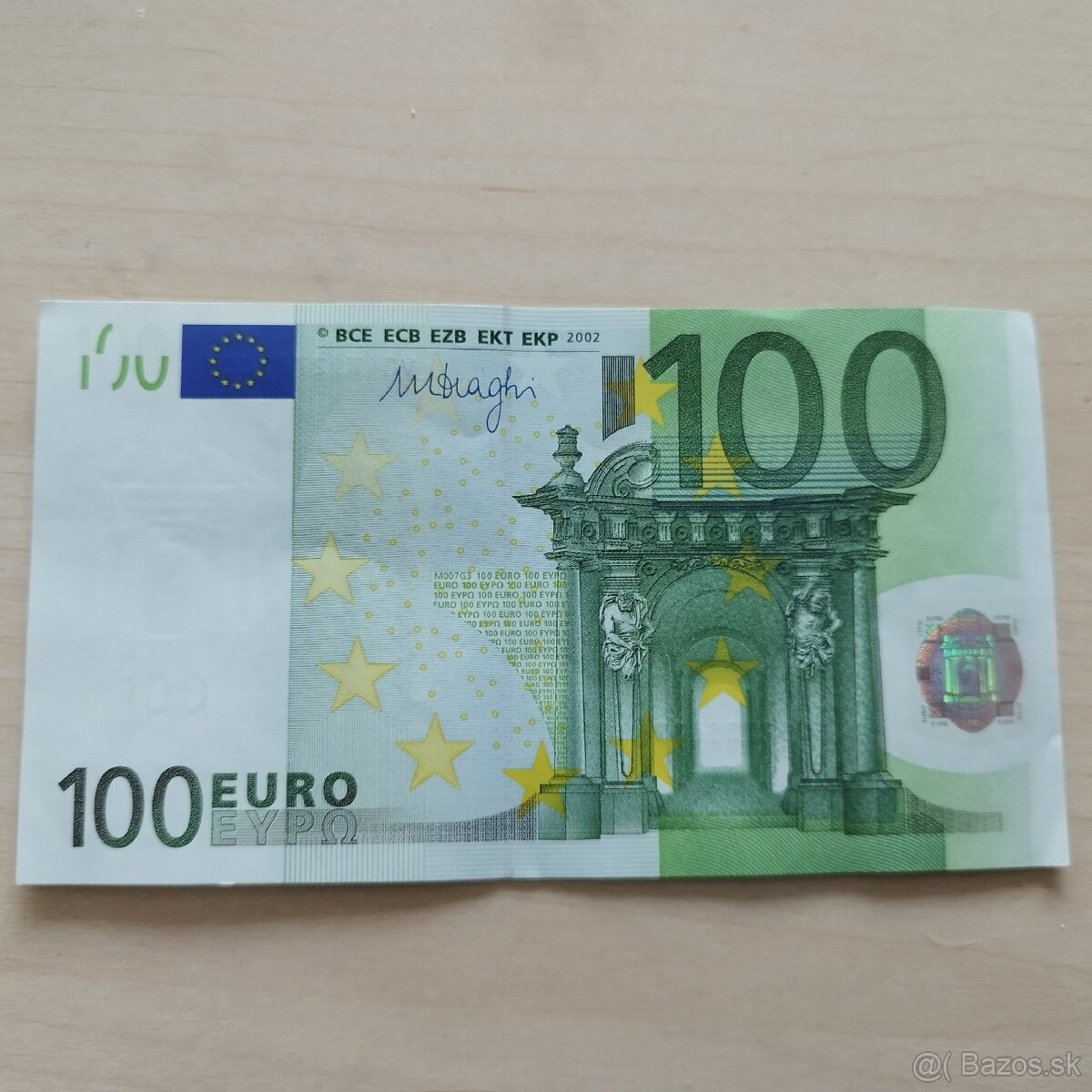 100€ bankovka z roku 2002