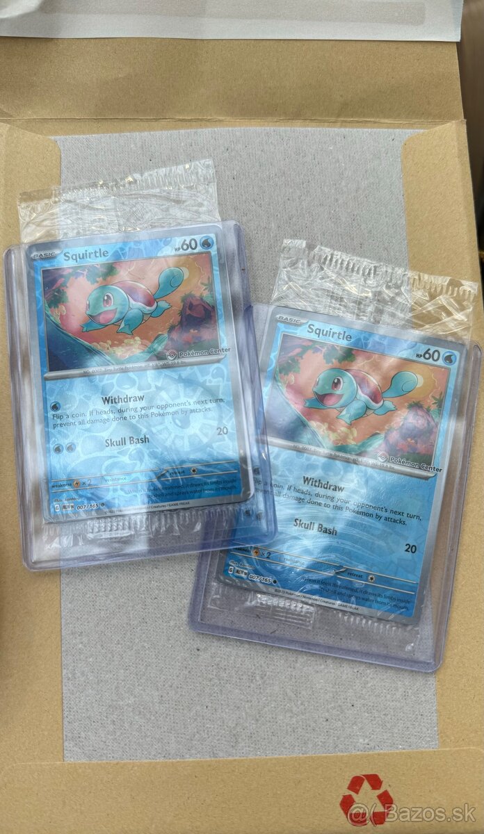 Pokémon TGC: Squirtle Pokémon Center UK exc. stamp