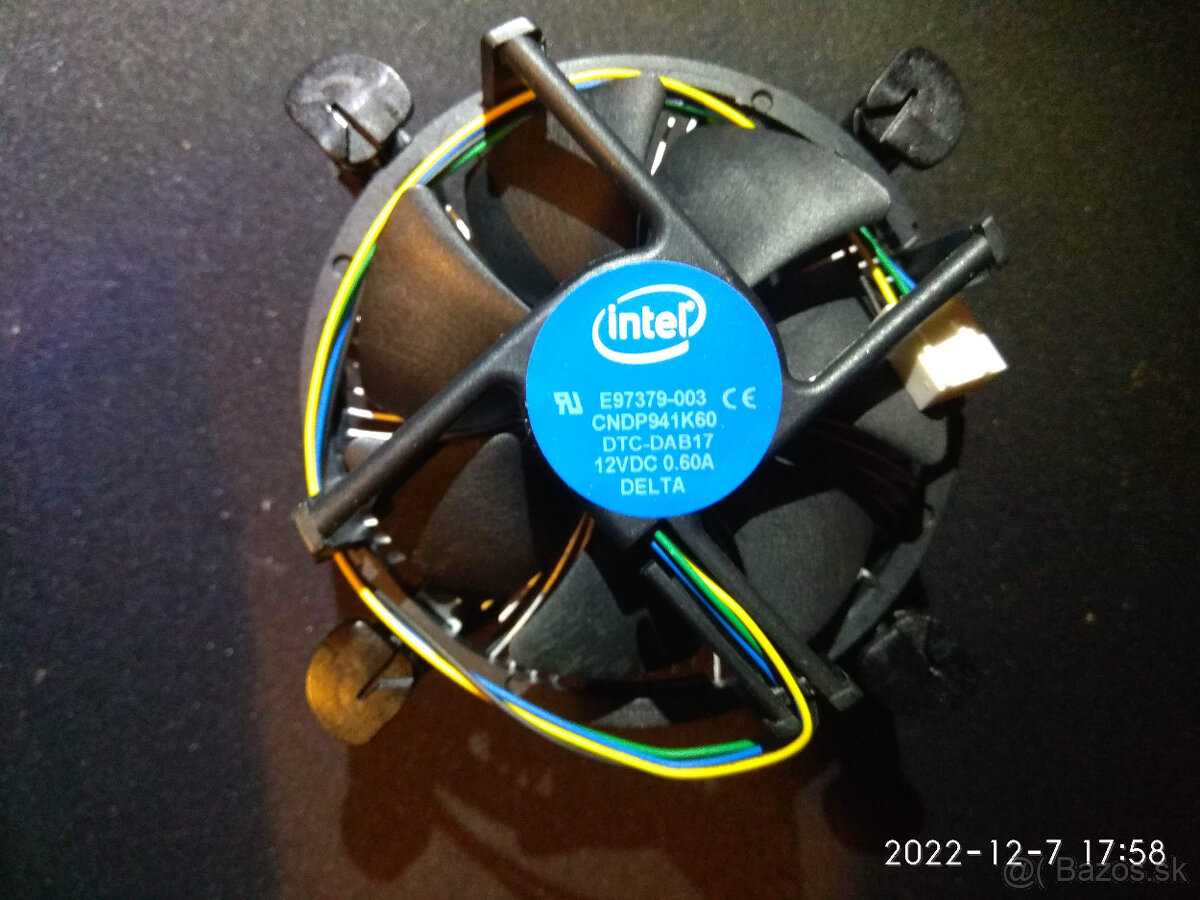 cooler cpu intel; ventilator