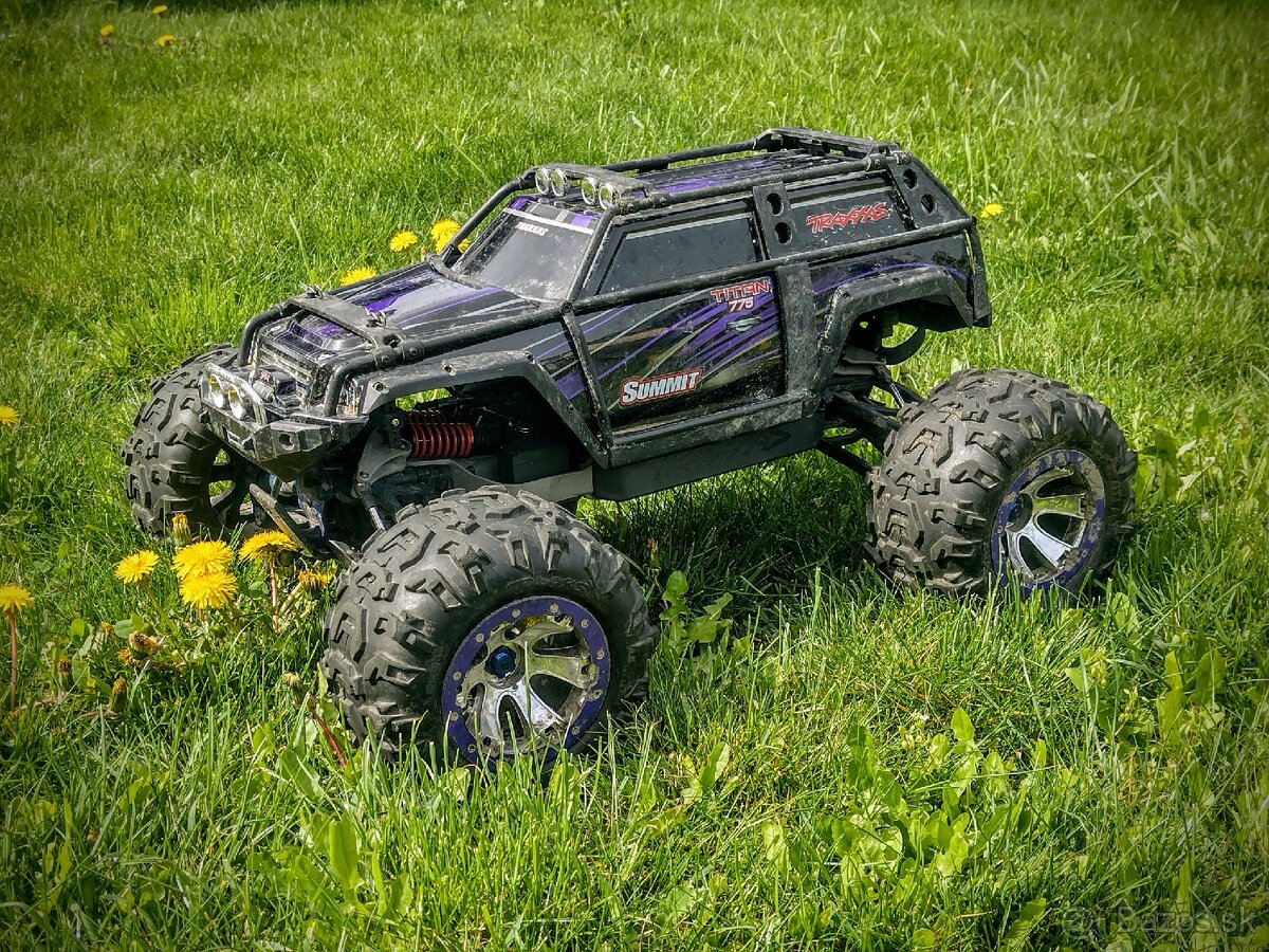 Traxxas Summit 1:10 (fialovy) 4WD a prislusenstvo