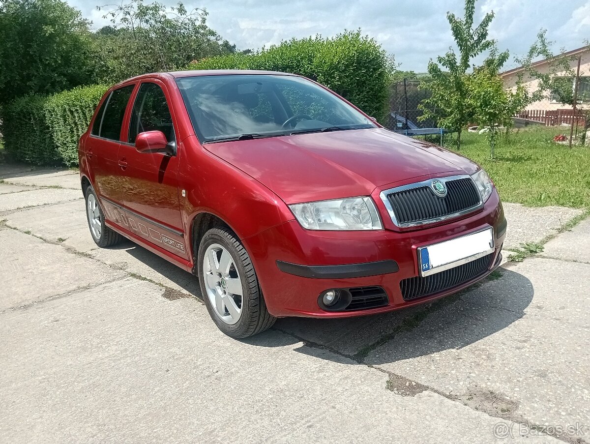 Škoda Fabia 1.2HTP ,12V. Sport Line. 1majitelka.Rv2007
