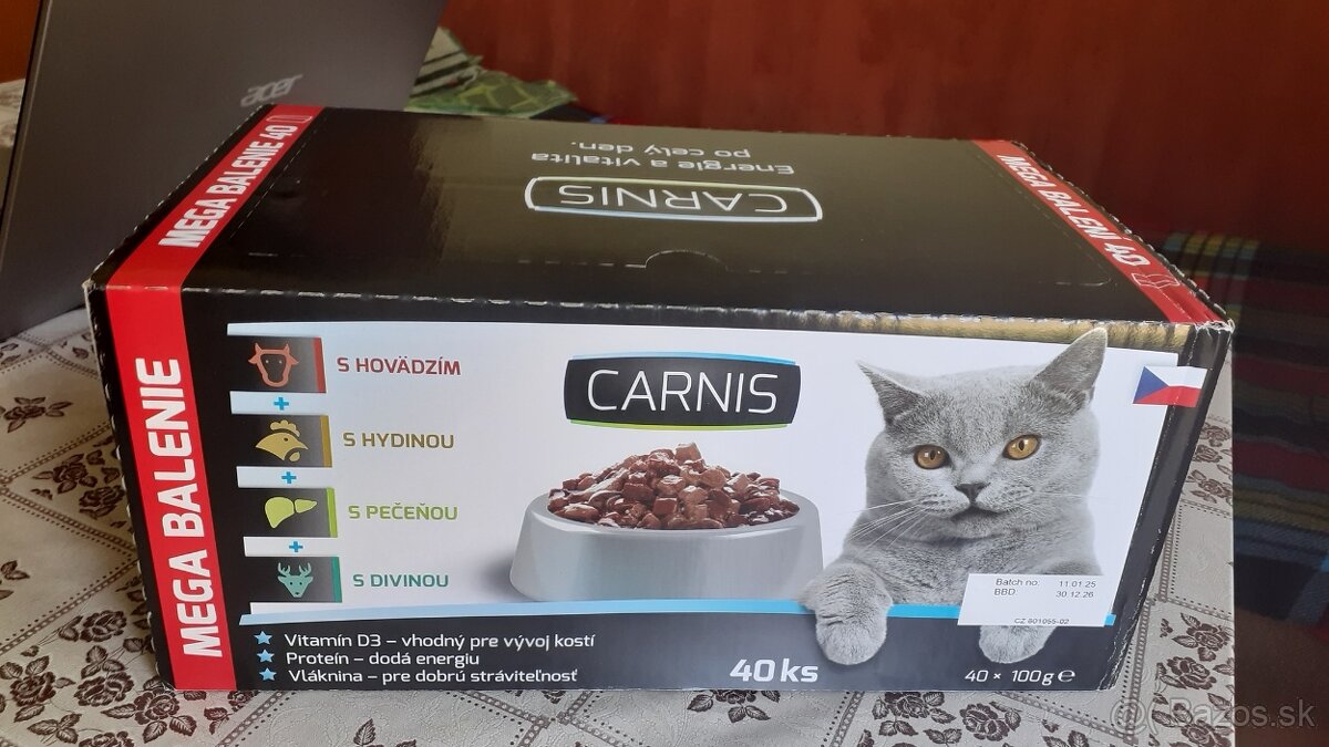 Kapsičky pre mačku vo vlastnej šťave