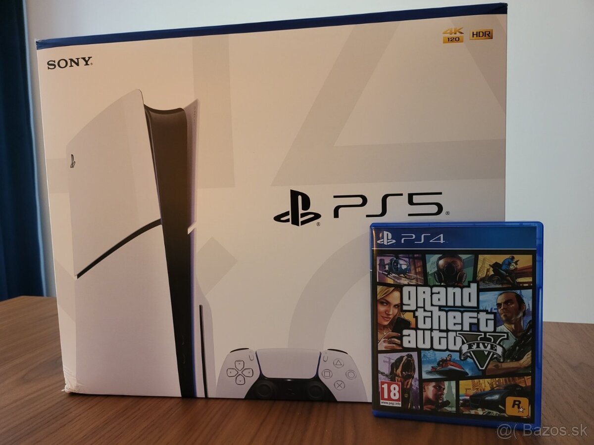 ÚPLNE NOVÁ Predám Playstation 5 slim 1TB s mechanikou