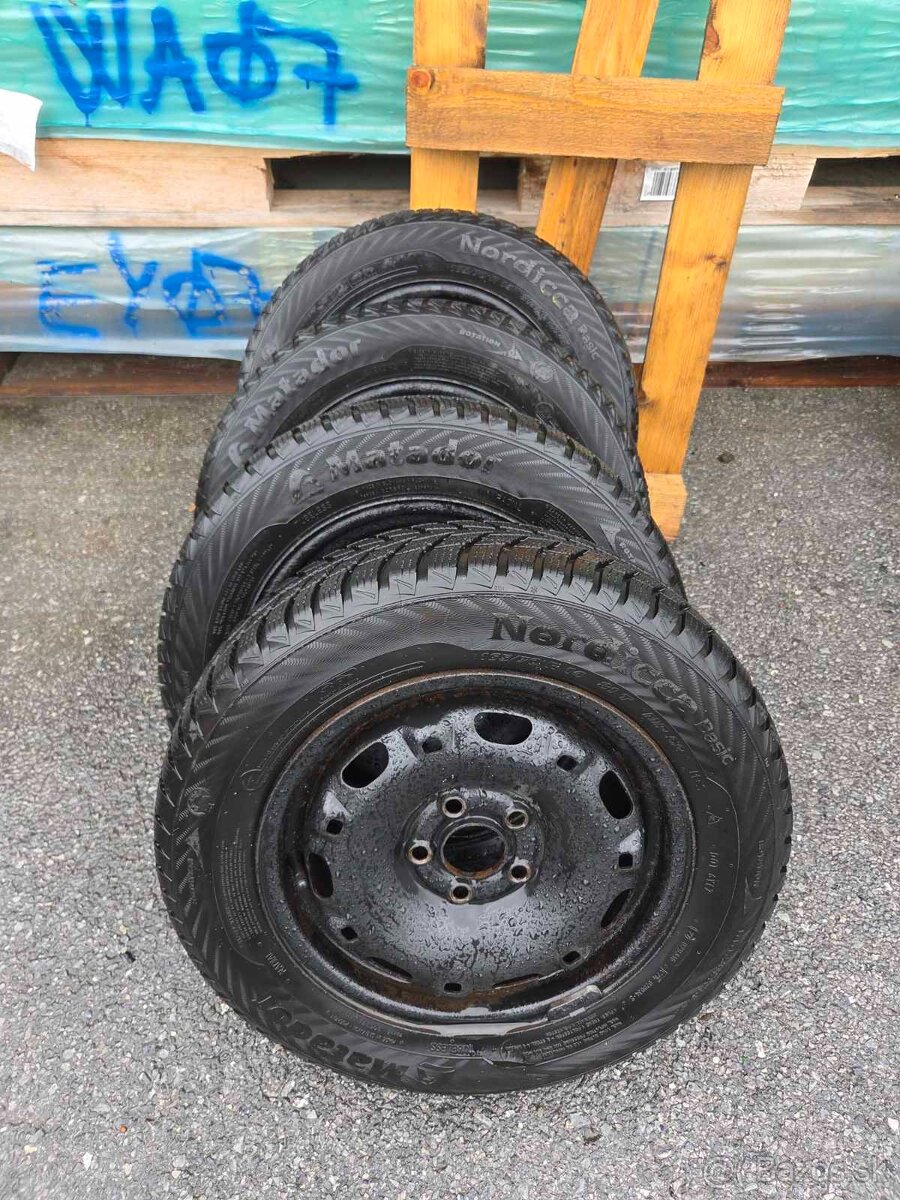 Zimné pneumatiky 165/70 R14 + disky