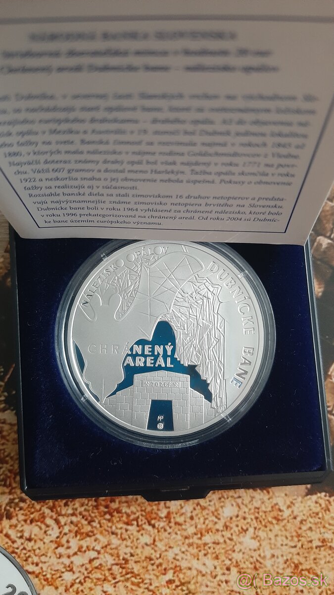 Predám AG mince 10 a 20 eur proof