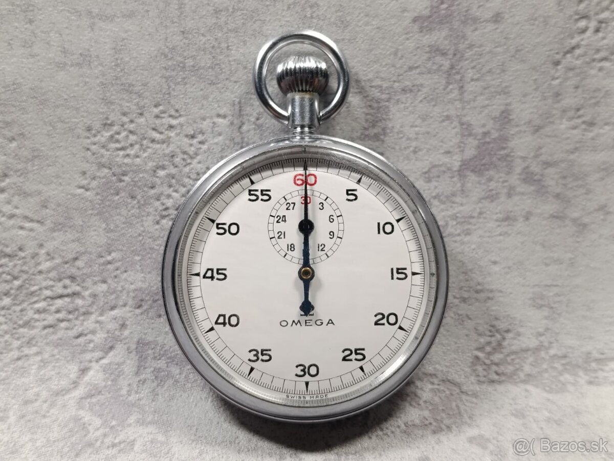 Krásné a zachovalé staré švýcarské stopky OMEGA