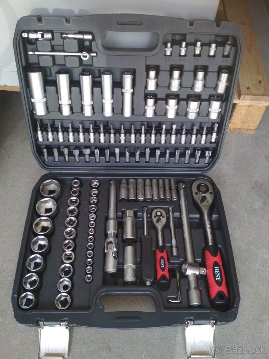 Gola sada 108 dielna z chróm vanádiovej ocele-nová