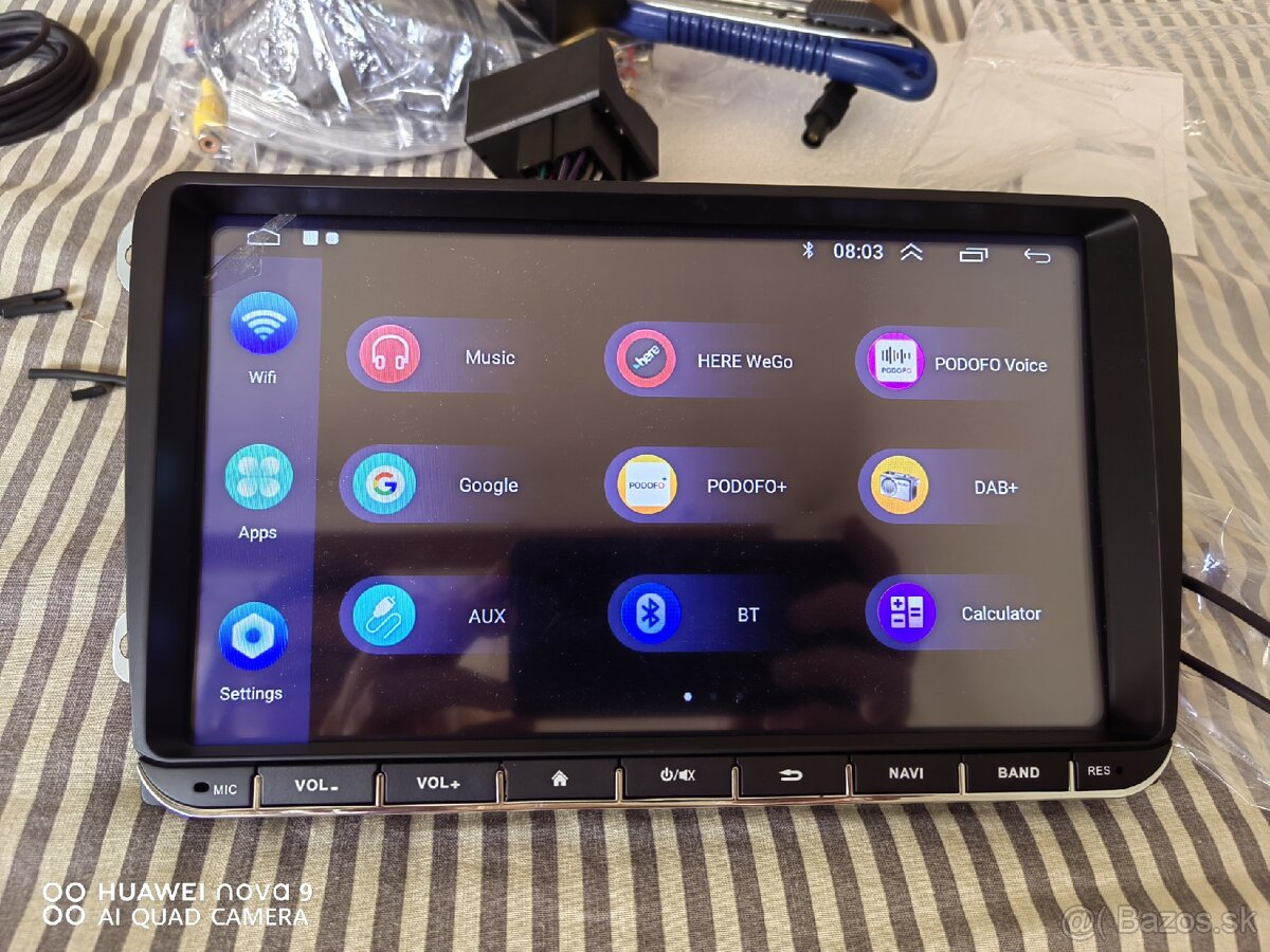 2 DIN 9" Android rádio 2/32GB