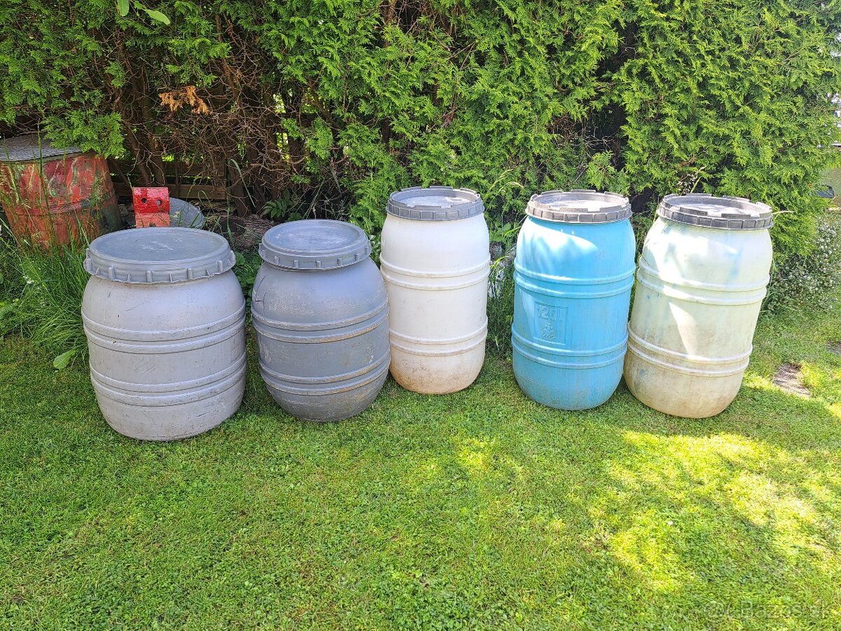 Predám plastové sudy 120l