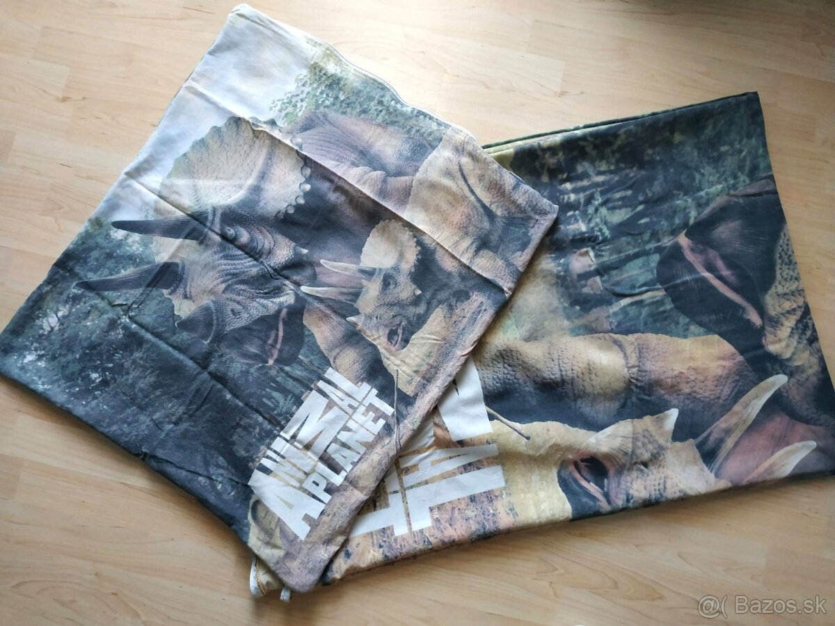 Posteľné obliečky s dinosaurami