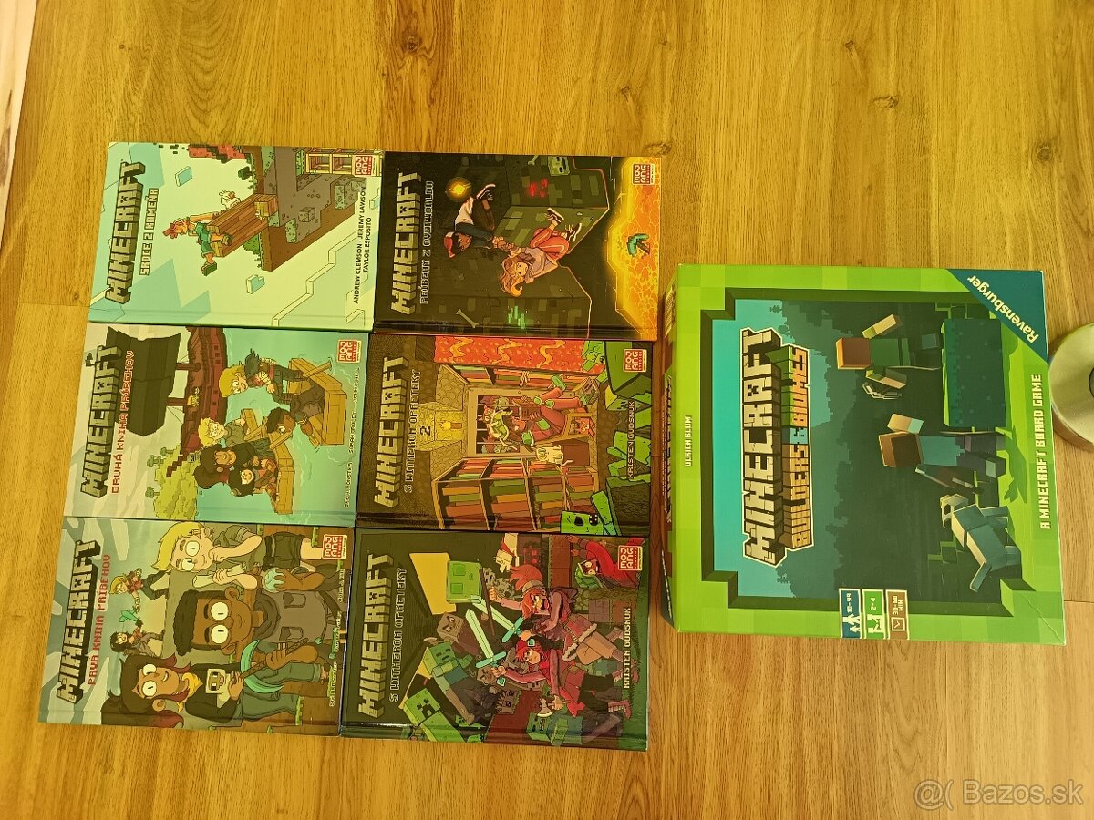 Minecraft spoločenska hra + komiksy