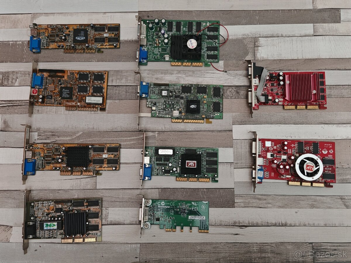 Predám staré grafické karty