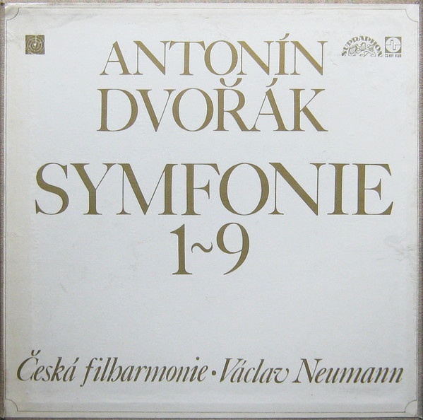 8lp box Antonín Dvořák symfonie 1 - 9