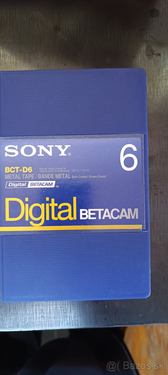 Páska SONY BETACAM BCT-D6 / 43m, 6 Min.