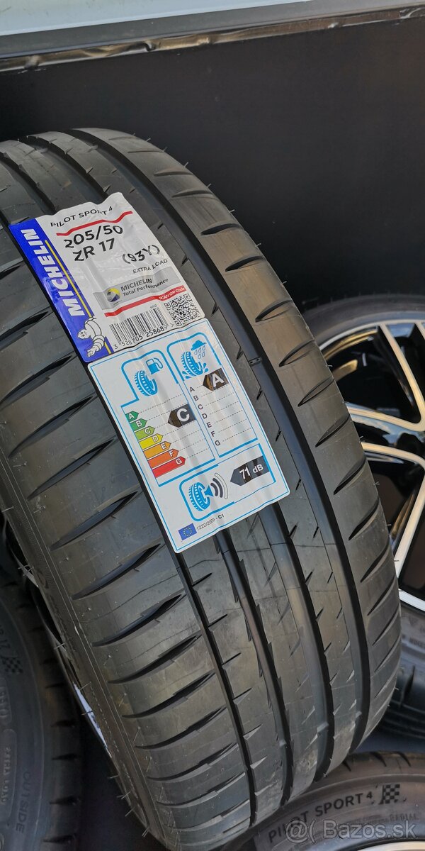 Úplne nové letne pneumatiky Michelin 205/50R17
