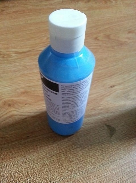 UV Farba Modra a Zelená 250ml